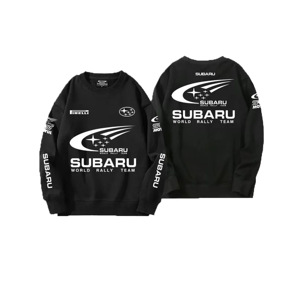 Фото Автомобильная толстовка SUBARU с круглым вырезом для мужчин и женщин, флисовая толстовка нового стиля осени и зимы 2026, универсальная и повседневная одежда tr №1