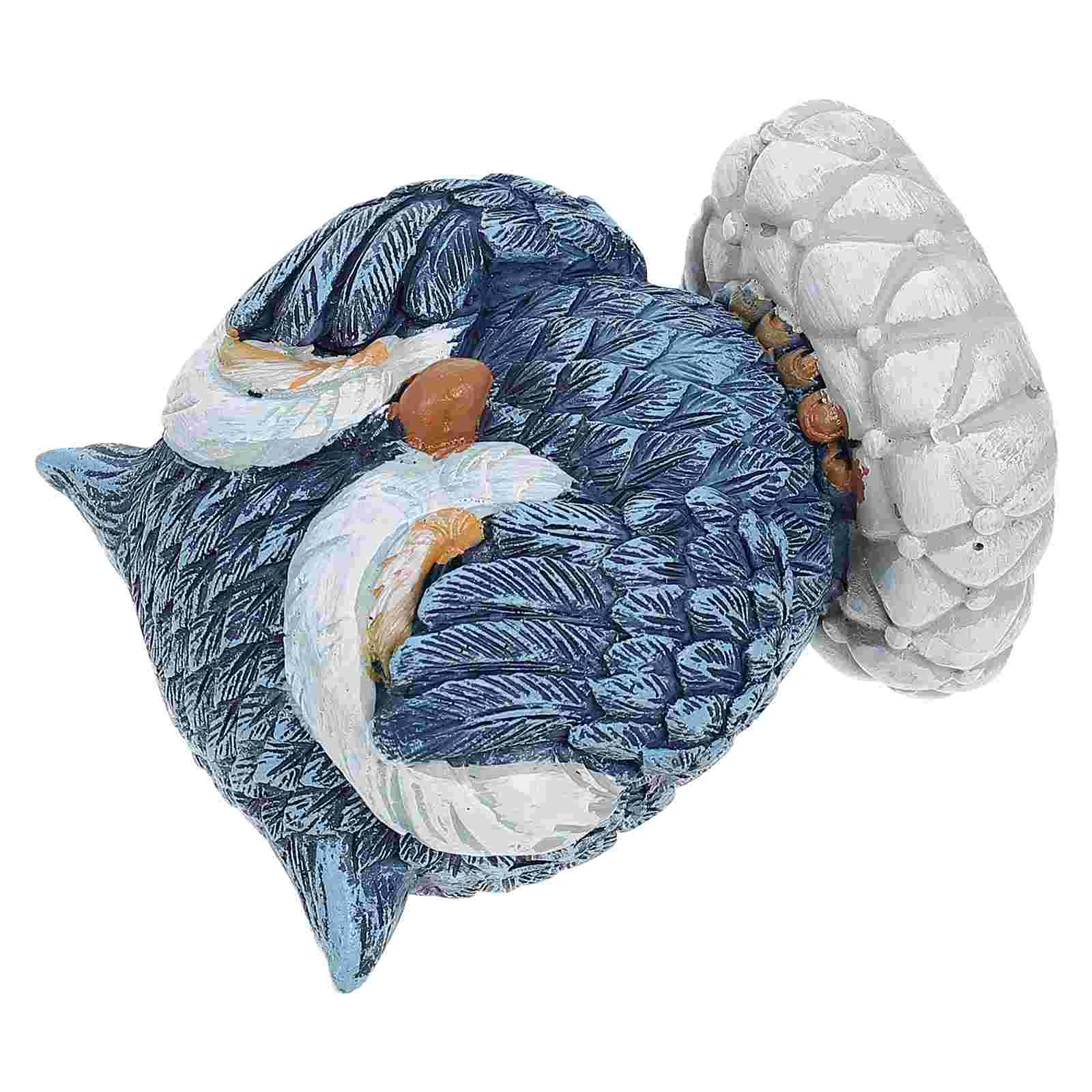 

1Pc Owl Figurine Home Decor Resin Owl Figurine Owl Miniature Figurines Owls Garden Figurines Micro Landscape Figurine