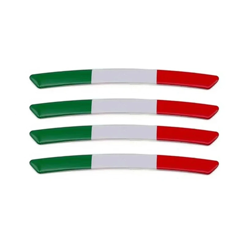 

4 шт., автомобильные наклейки на колеса из алюминиевого сплава