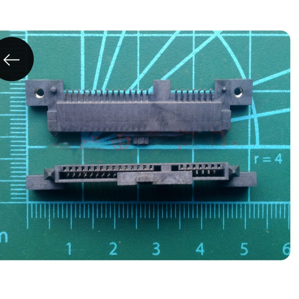 

ChengHaoRan 1/2/3/5/10pcs 22P SATA Socket SATA 7+15P Female Mount hard Disk Socket 22Pin 7Pin + 15Pin