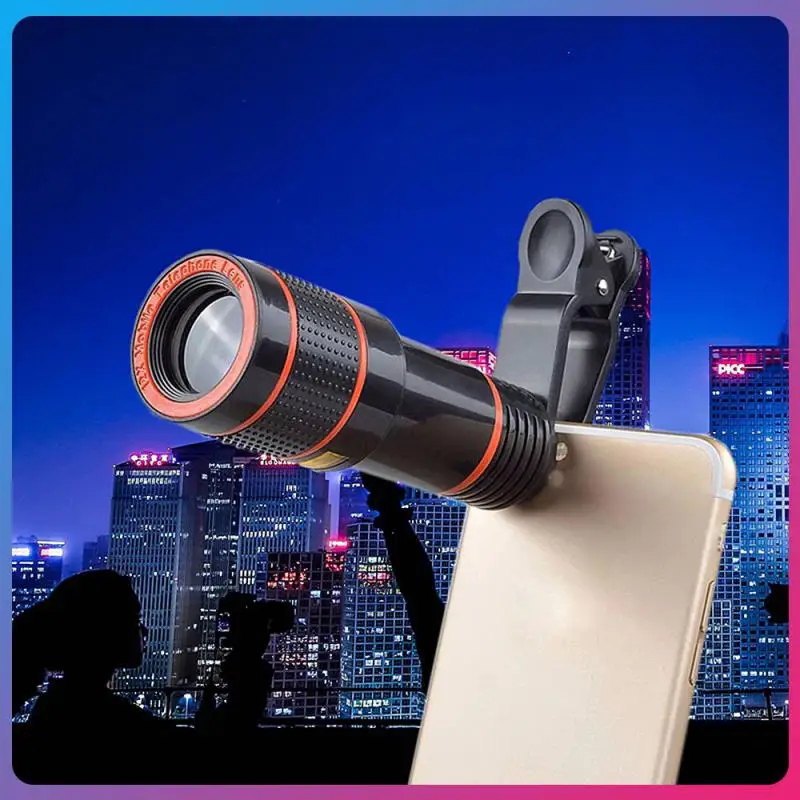 

HD 8x/12x Optical Telescope Camera Lens Zoom Clip-on For Mobile Phone Universal Smartphone Camera Lens For IPhone Xiaomi Huawei