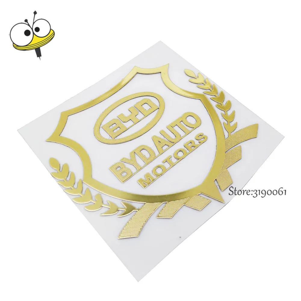 Дешевая Автомобильная наклейка эмблема значок автомобильный Стайлинг для BYD G5 E5