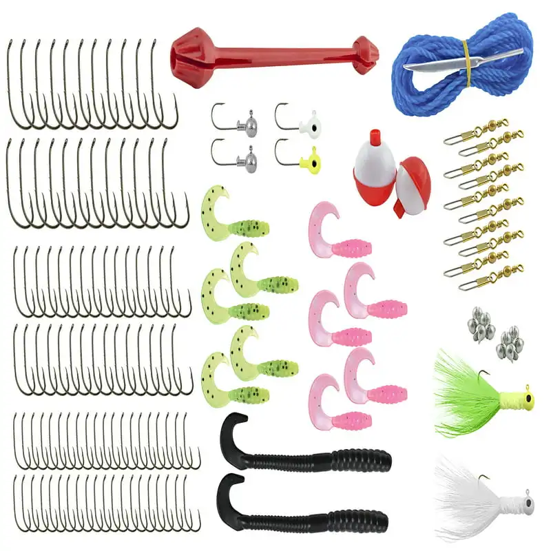 

Fantastic 136 Piece 2 Tray TACKLE BOX LM530151-Ideal for Fishing and Outdoor Enthusiasts