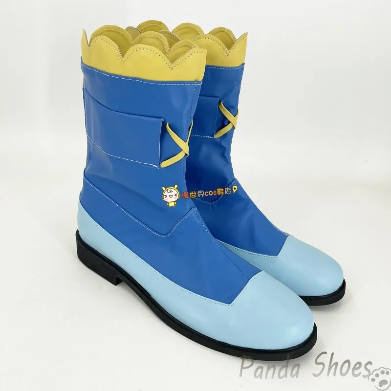 Аниме Pet Elf Grusha косплей обувь игра Cos длинные ботинки комикс костюм реквизит для