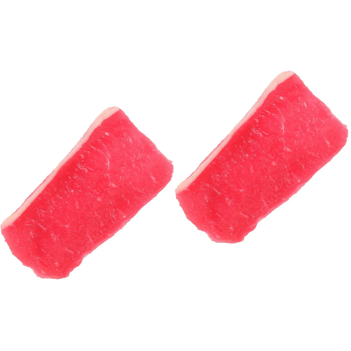 

2pcs Realistic Fake Pork Meat Realistic Toy Sample Realistic Meat Toy