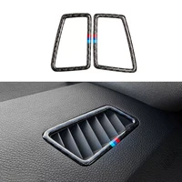 auto parts carbon fiber leftright hand driving car air conditioning outlet frame sticker for bmw 3 series e90 e92 e93 2005 12 a