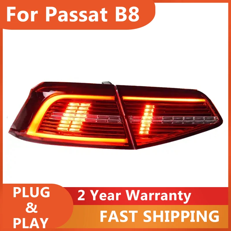 Автомобильные аксессуары для VW Passat B8 задняя фонарь заднего хода 2017-2019 задний DRL