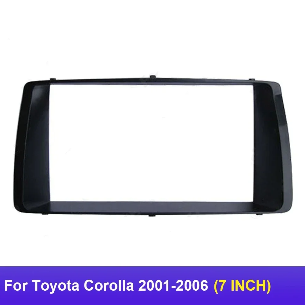Автомобильный радиоприемник Fascia Для Toyota Corolla 2001-2006 GPS стереопанель крепление для