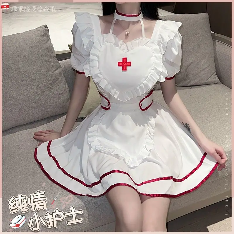 

Fun New Nurse Uniform Extremely Tempting cosplay Nightclub Role Playing Maid Cute Set Female Sexy Hollow out Temptation Set