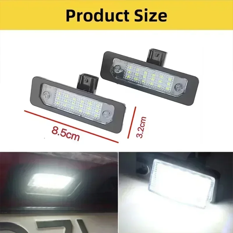Фото Для Ford Flex, Taurus, Mustang, Edge 2014-2015, Focus, Fusion, Mercury Sable, Edge. Светодиодная лампа подсветки номерного знака Canbus. Автотовары. №5