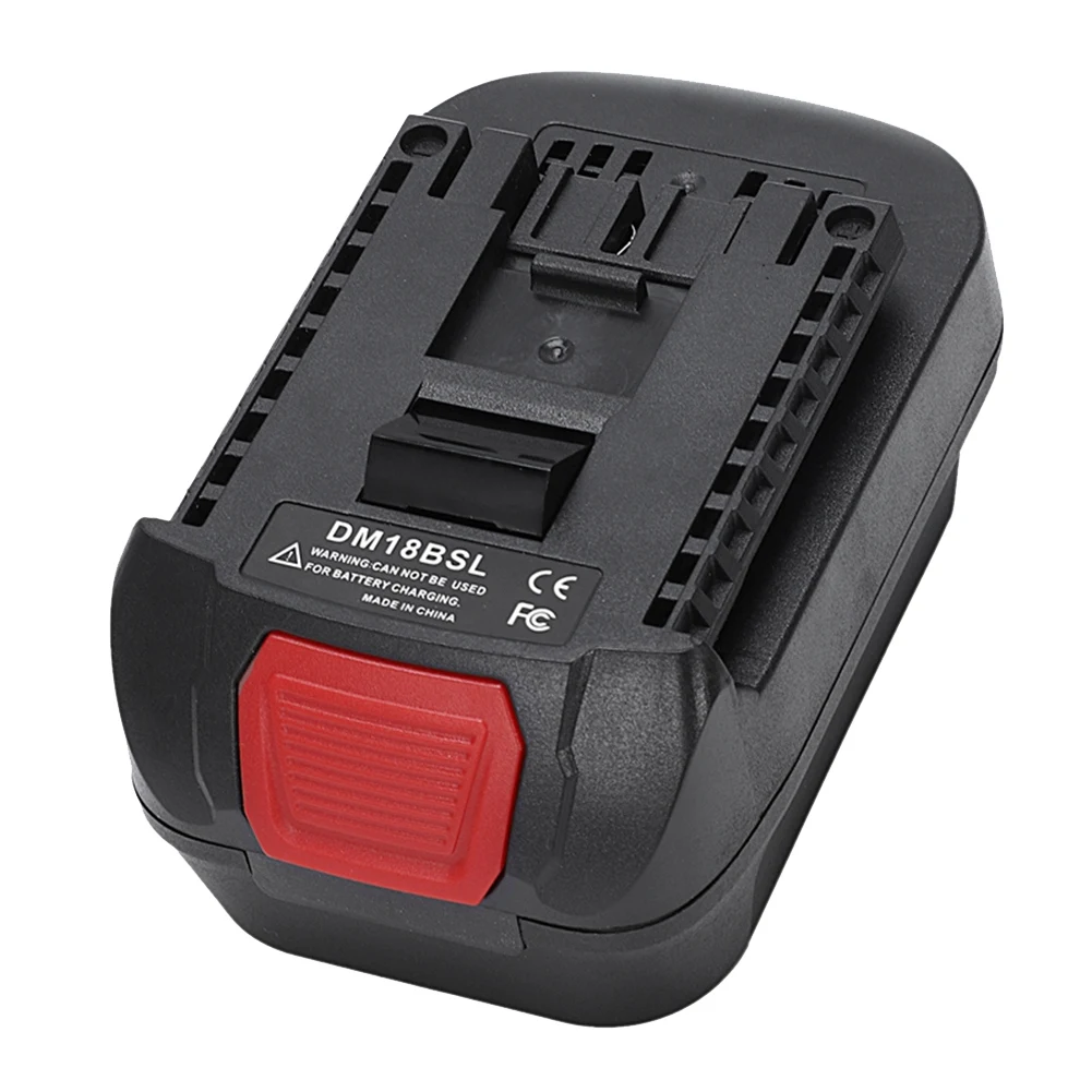 

DM18BSL Battery Converter Adapter for Milwakee 18V and for 20V -Ion Battery Used to for 18V