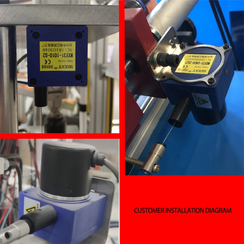 Высокоточный кабельный энкодер RS485 RS232 Wxy31 электронная линейка импульс тока 0-1200