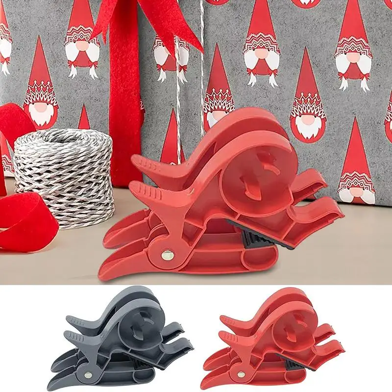 

Wrapping Paper Holder Clips 2pcs Desktop Gift Wrap Cutter With Integrated Tape Dispensers For Aluminum Foil Kraft Paper Clip