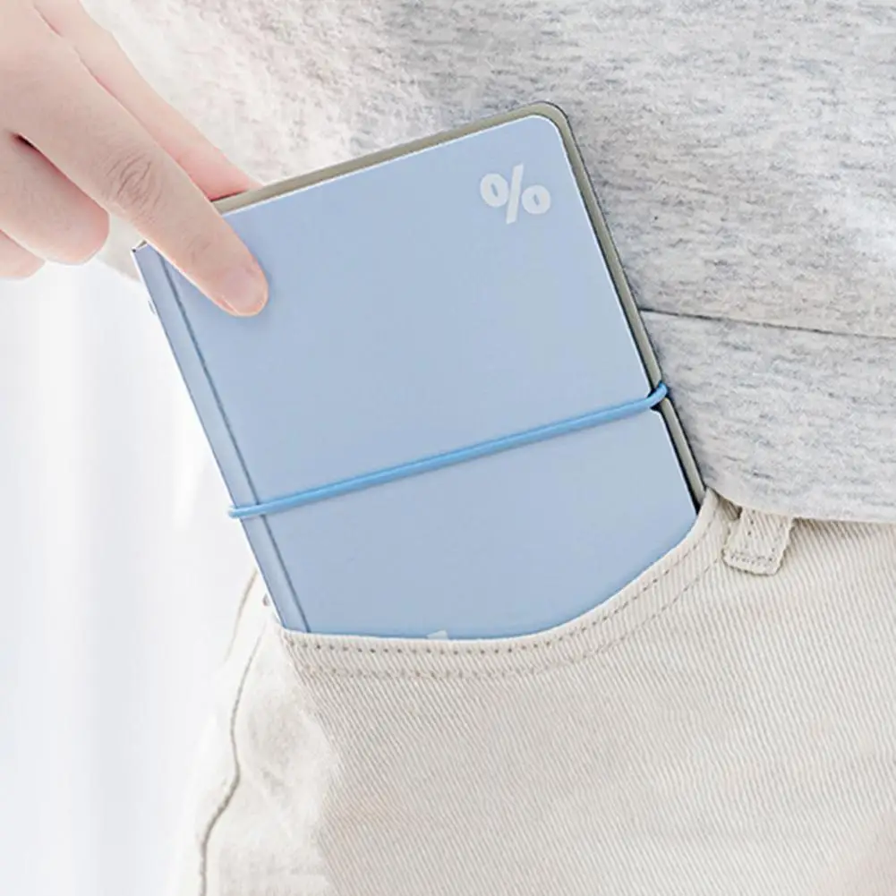 

Receipt Storage Binder Multi-functional Portable Binder Planner Smooth Writing Ink-bleed Free Journal with Pocket for Students