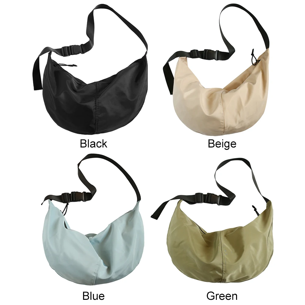 

Женская вместительная сумка-мессенджер, нейлоновая Модная Портативная Повседневная простая элегантная индивидуальная Сумочка под подмыш...