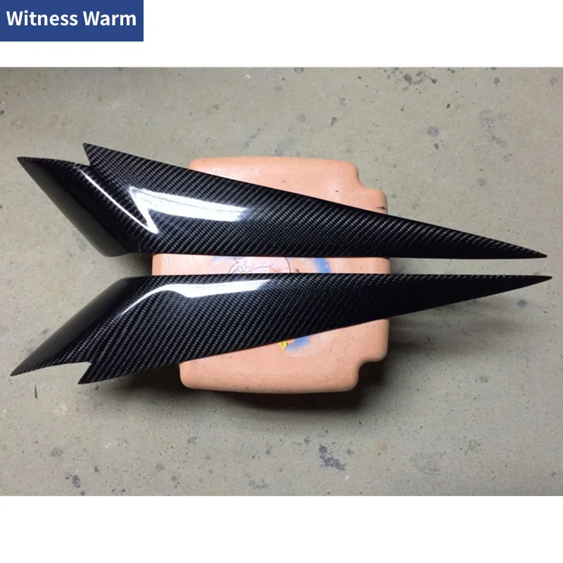 Передний бампер из углеродного волокна спойлер накладка на фару отделка для