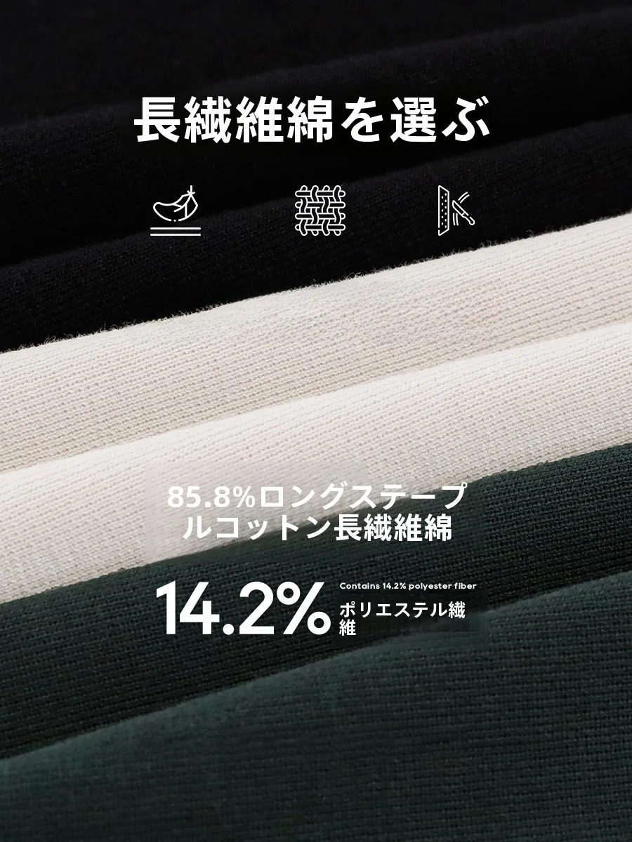 Итальянская футболка Old Money высокого класса 20S длинноволокнистая хлопковая