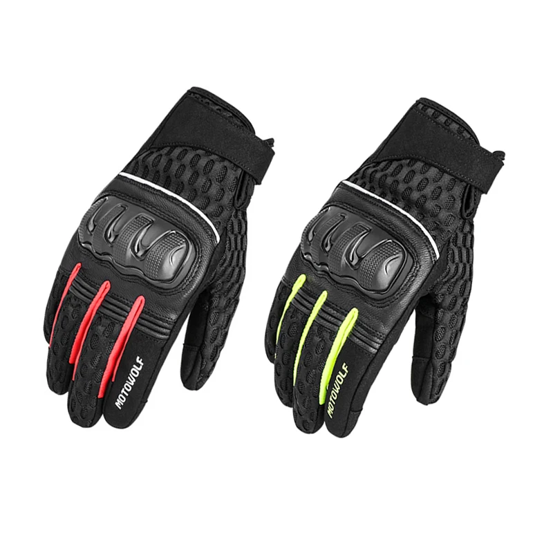 

Мотоциклетные Перчатки, летние дышащие защитные перчатки для сенсорных экранов