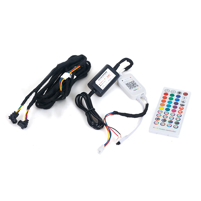 

Автомобильная светодиодная передняя приборная панель, вентиляционное отверстие для кондиционера переменного тока, турбо-внутренняя отделка для Ford Mondeo