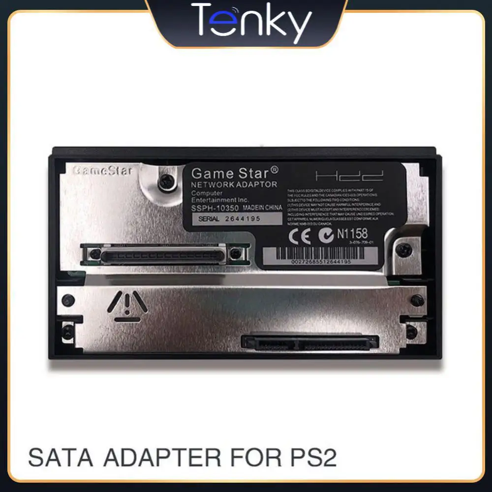 

Black Portable Network Converter Support All Loaders Game Console Adapter Sata/ide Interface Sata Network Adapter 1pcs New