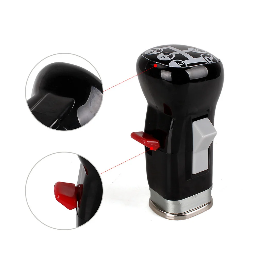 

For Volvo FH FM Truck 6 Gear Shift Knob 12MM Internal 1655853 1pcs 276827 4630490500 ABS+Metal Black New 20488056