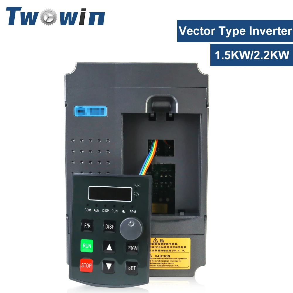 

Vector Type Inverter Single Phase input 220V 3 Phase Output Frequency Converter Adjustable Speed Drive For CNC Motor 1.5KW/2.2KW