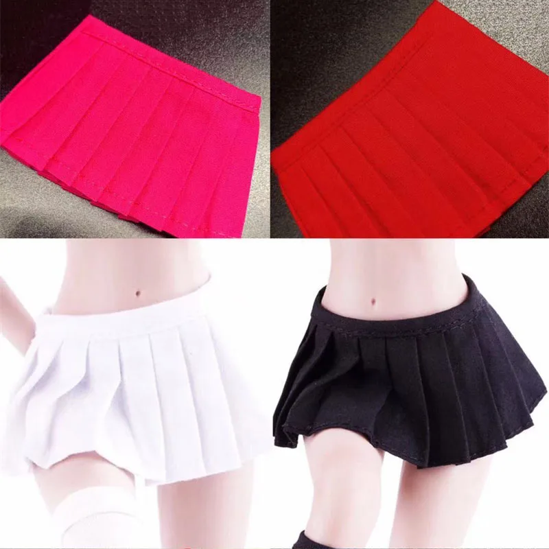 

Школьная форма в масштабе 1/6, юбки для девочек, мини-юбка, одежда для 12-дюймовых женских экшн-фигурок, модель тела