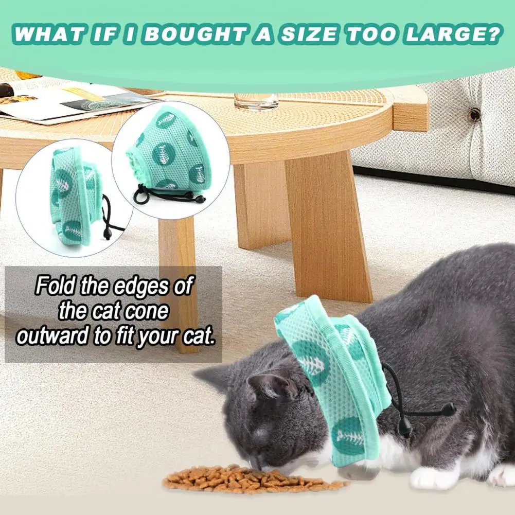 Мягкий шейный ошейник для домашних животных дышащая сетчатая ткань анти-лизация