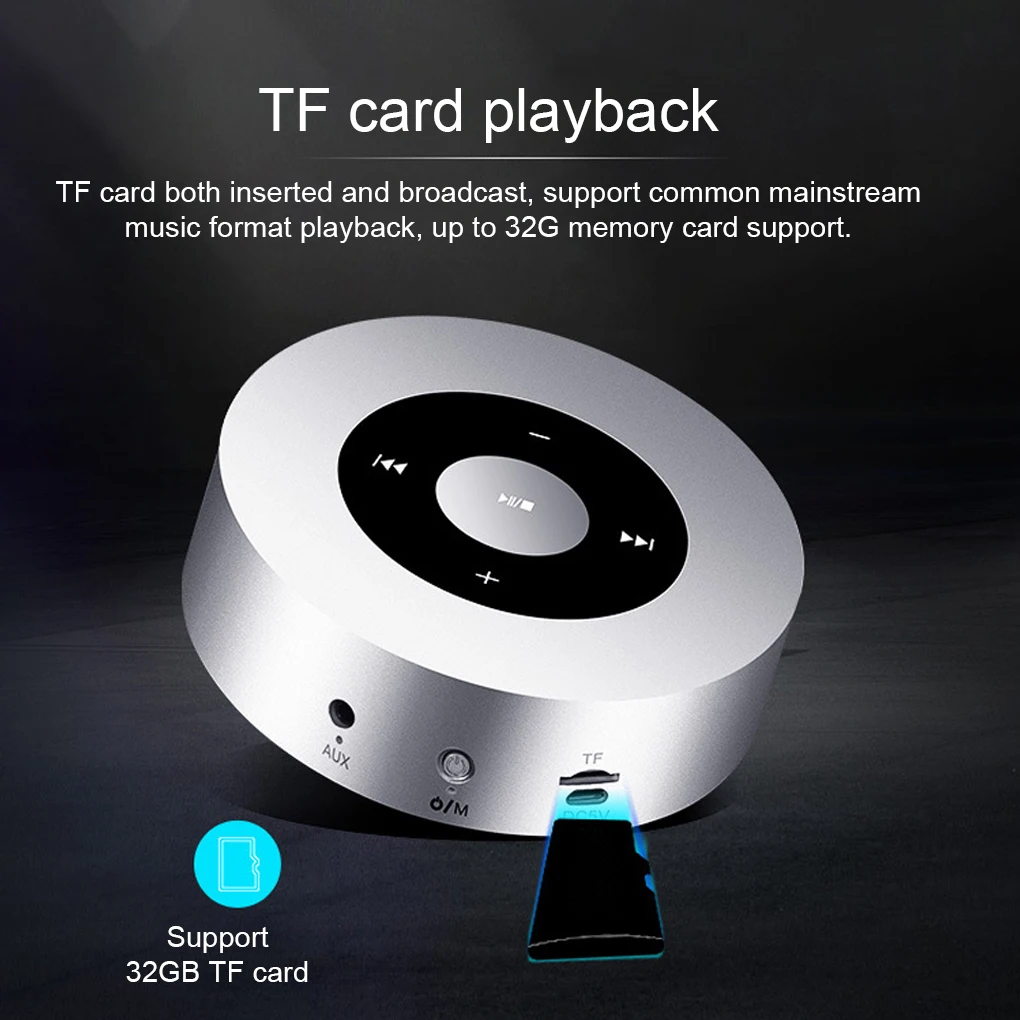 Беспроводной динамик с сенсорным экраном универсальный аудиоплеер звуковая