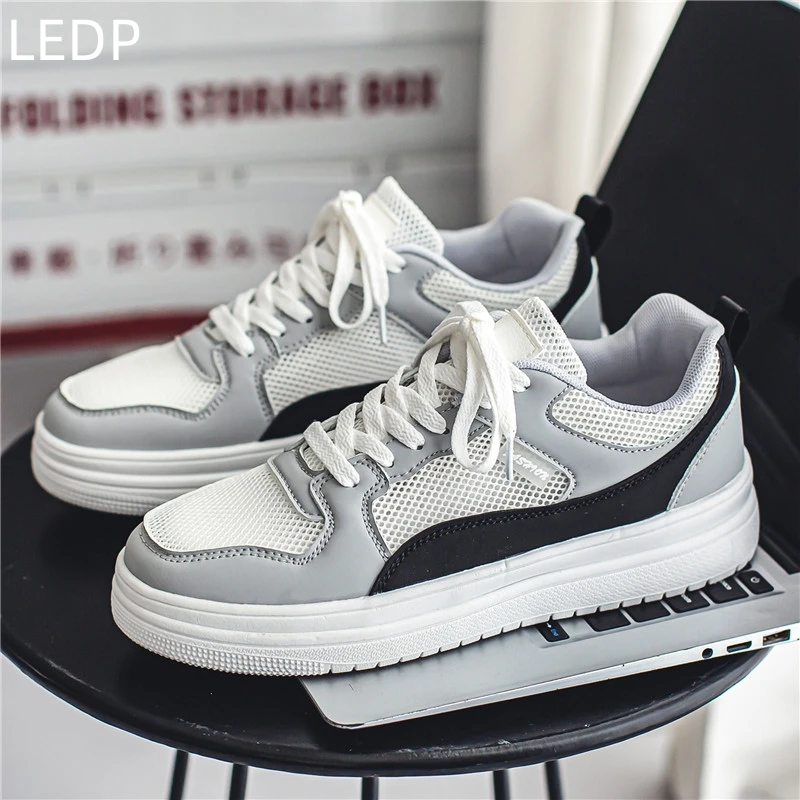 

Новинка, Мужские дышащие универсальные кроссовки из сетчатой ткани, Весенняя модная дышащая внешняя сетка, большой размер