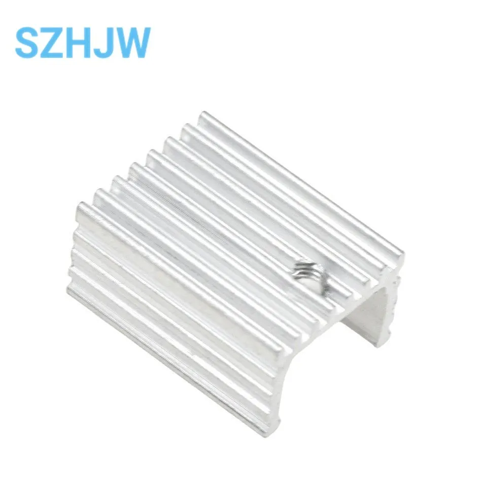 10 шт. Радиатор кулер радиатор 15x10x2 0 мм Высокое качество Серебряный 220 транзистор