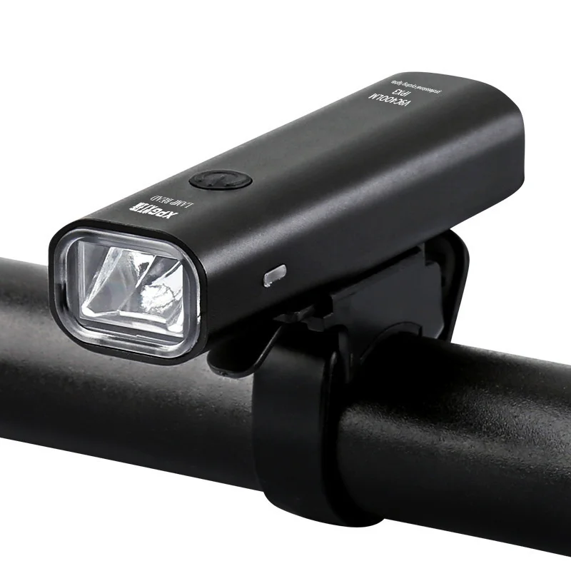 

Mountain bike LED lamplight rainproof Super Bright USB Rechargeable Flashlight bicycle Handlebar headlight Night ride Equipment