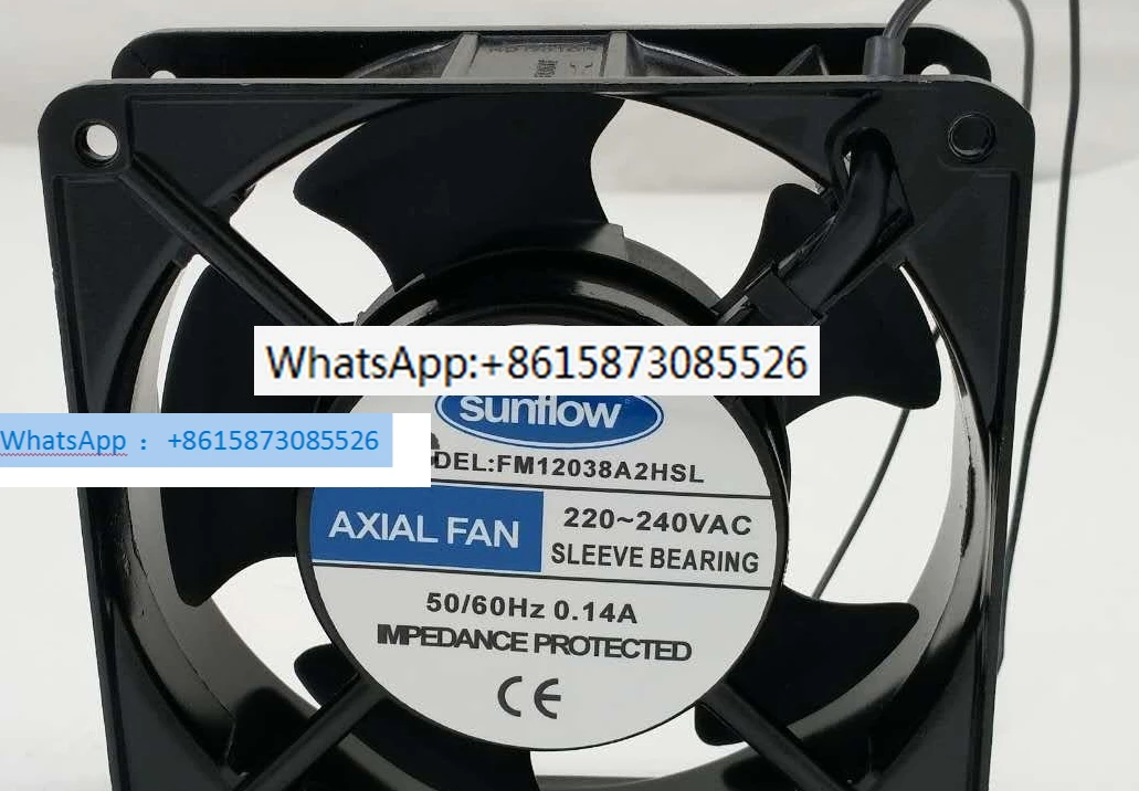 Вентилятор охлаждения Осевого Потока для sunflow FM12038A2HSL 220 в 12 см 12038