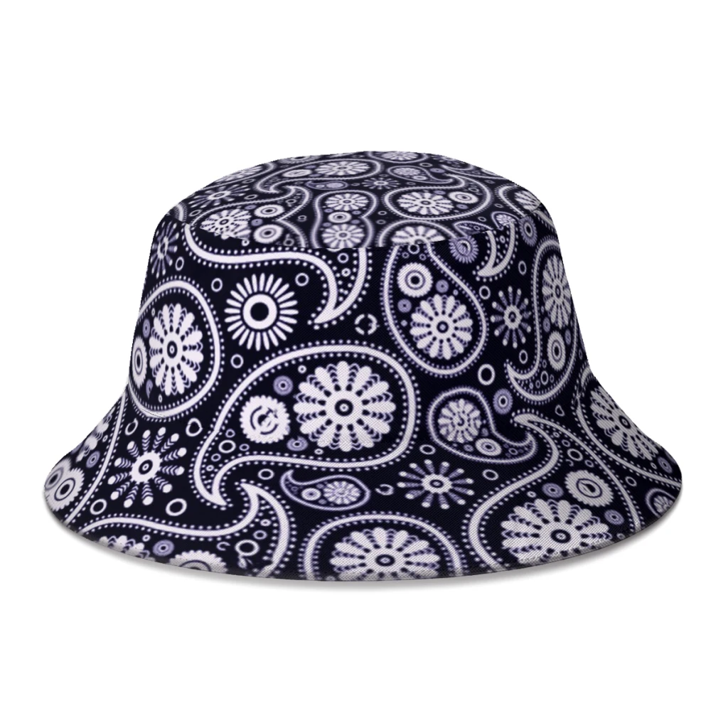 

Новинка 2022, летняя фиолетовая бандана, дизайнерская Панама для женщин и мужчин, Пляжная складная шляпа Боб, рыбака, Солнцезащитная шапка