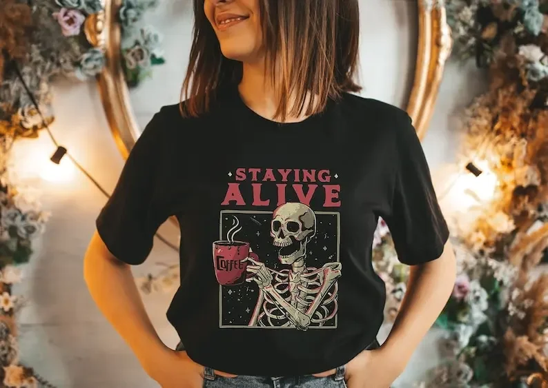 Повседневная кофейная Веселая футболка с коротким рукавом для влюбленных