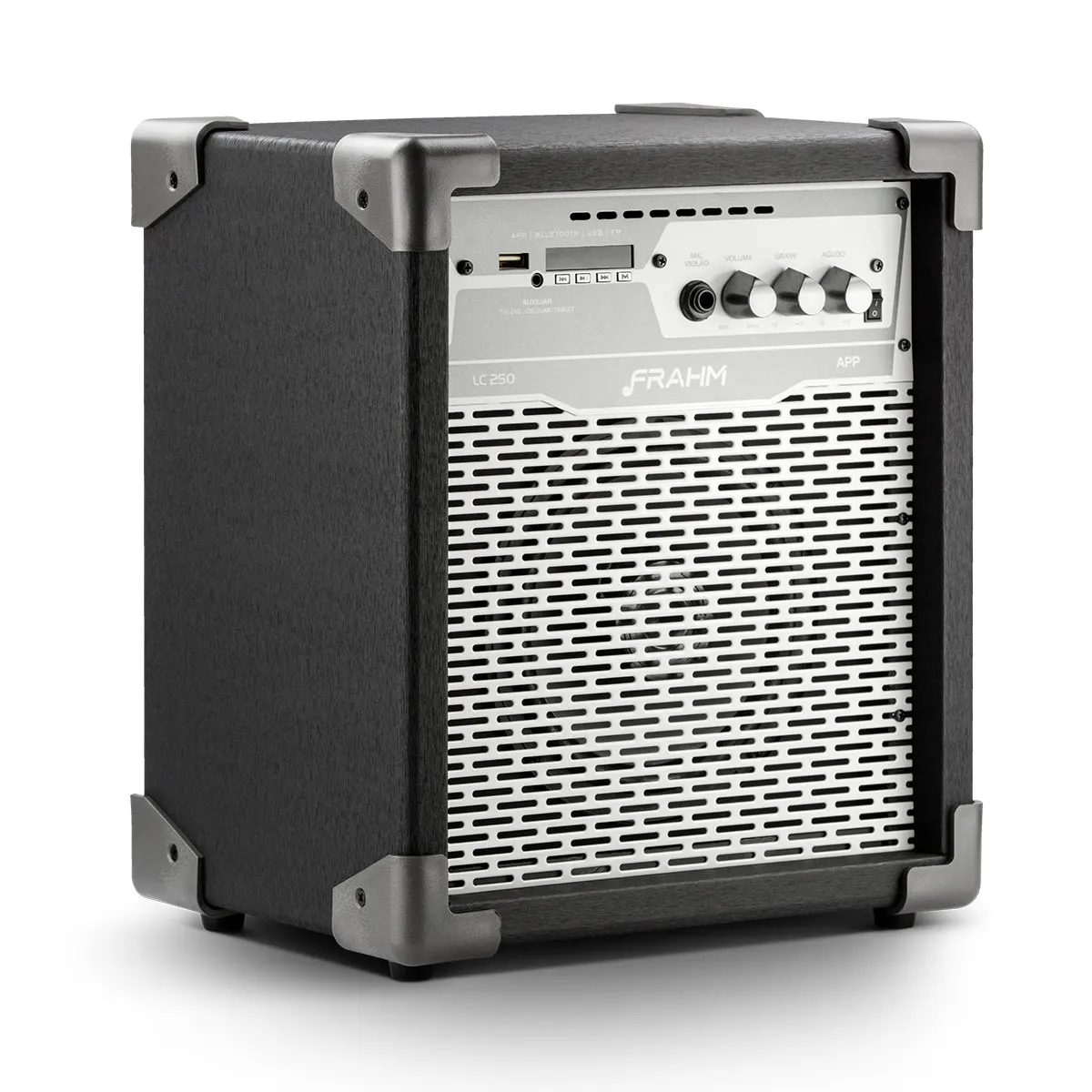 

BLUETOOTH MULTIUSE AMPLIFIED BOX USB FM RADIO AIDE 100W LC 250 APP BLACK 31589