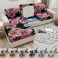 floral printed elastic sofa seat cushion cover chair cover pets kids furniture protector washable removable slipcover home decor