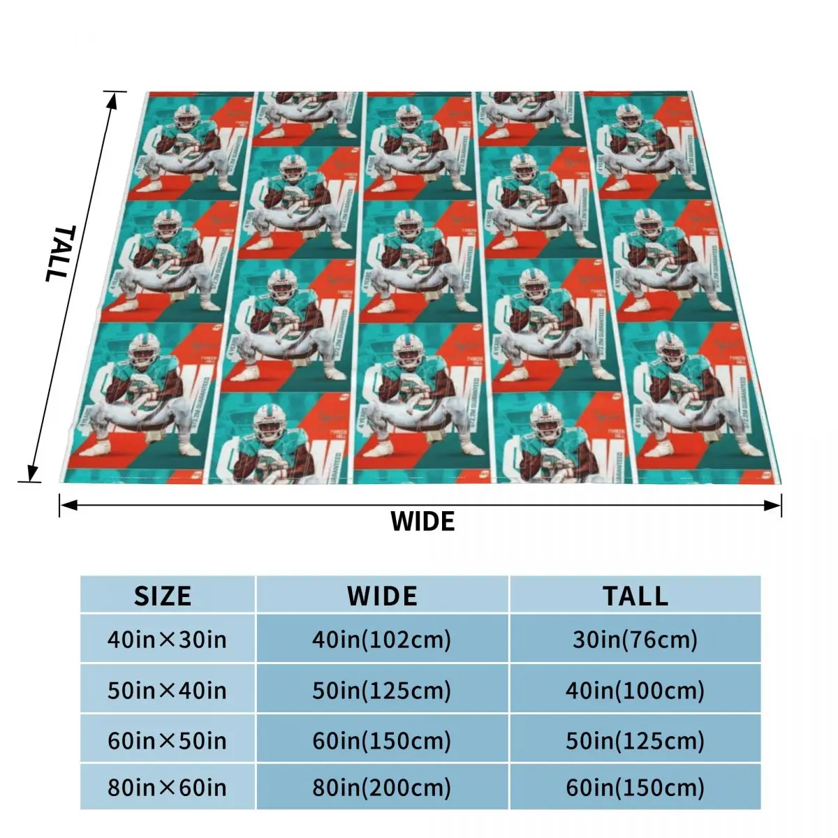 Одеяло с дельфинами Tyreek Hill одеяла и мягкие теплые зимние в клетку