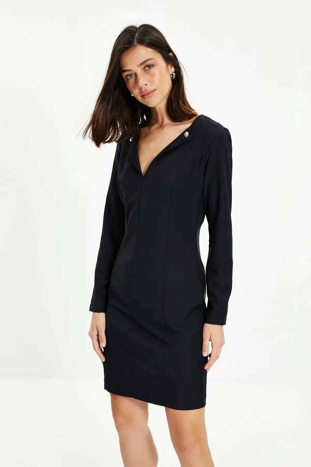 

Trendyol Collar Detail Dress TWOAW22EL1775