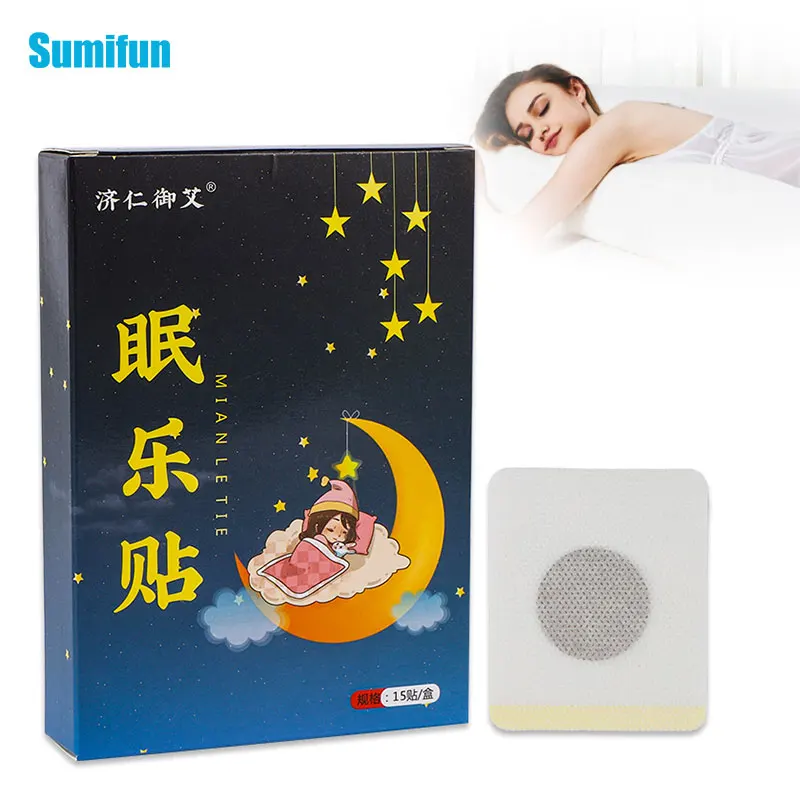

15/45/75p Herbal Sleep Aid Patch Relieve Insomnia Dreamy Difficulty Falling Asleep Relieve Stress Sleeping Sticker Health Beauty