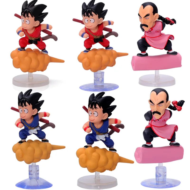 

Dragon Ball z Anime PVC Kids Flying Goku Somersault Cloud Belt Suction Cup Decompression Car Decoration Action Figure Model Toy
