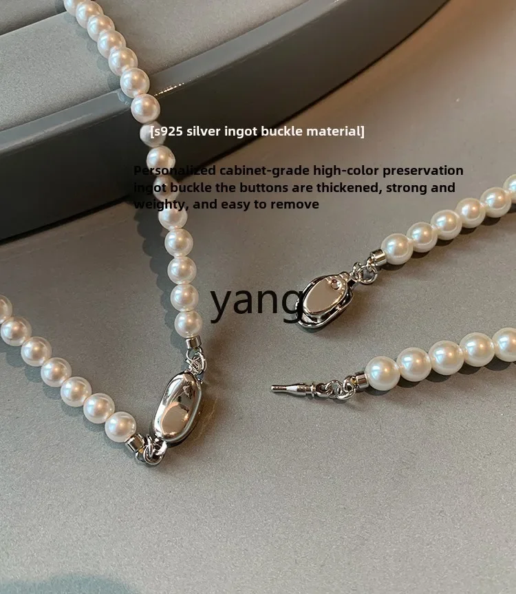 ZL австралийское белое длинное жемчужное ожерелье женское осенне-зимнее легкое