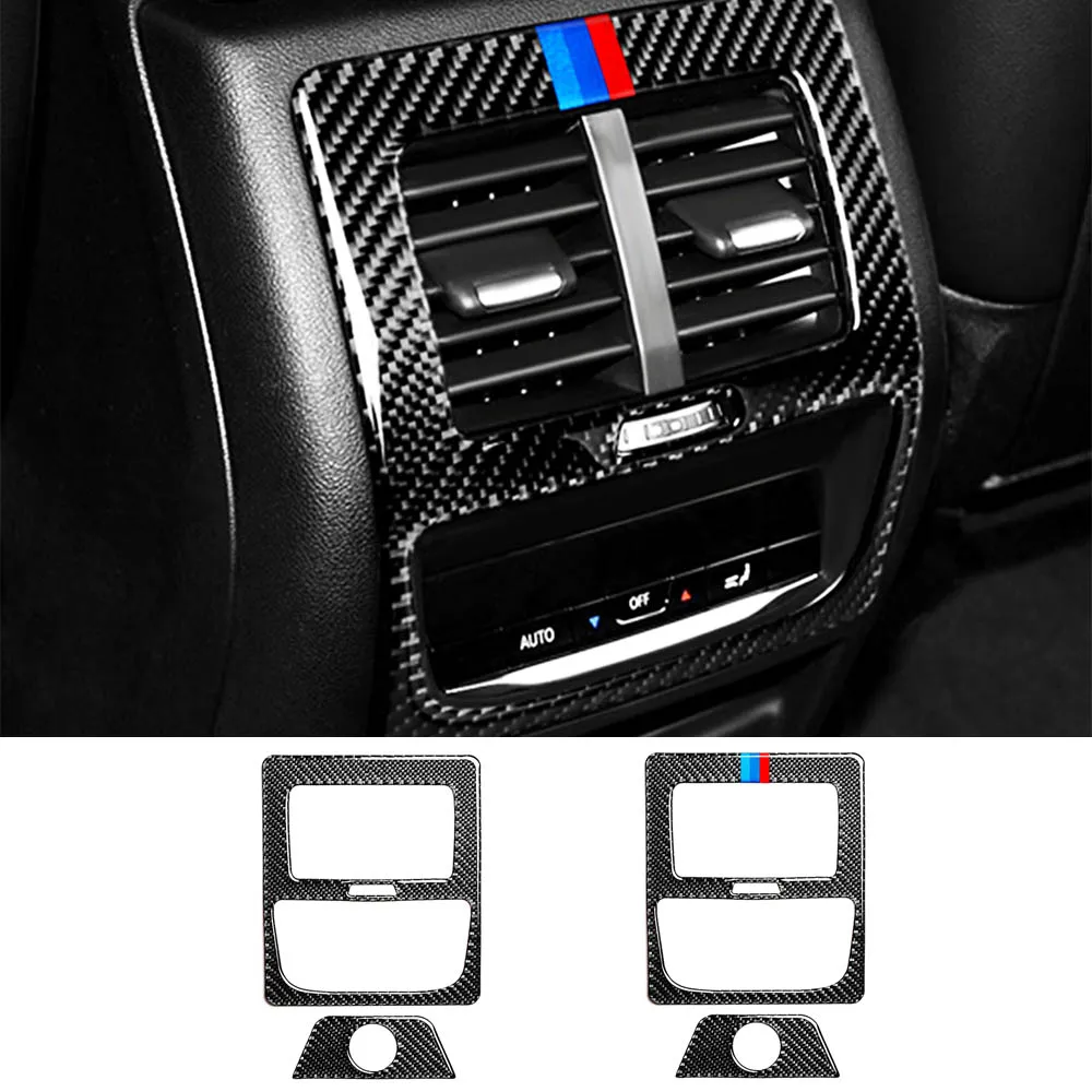 

Car Rear Air Conditioning Vent Decoration Cover Trim Sticker for BMW G01 2018-2020 G02 2019-2020 X3 X4 Series Car Accessories
