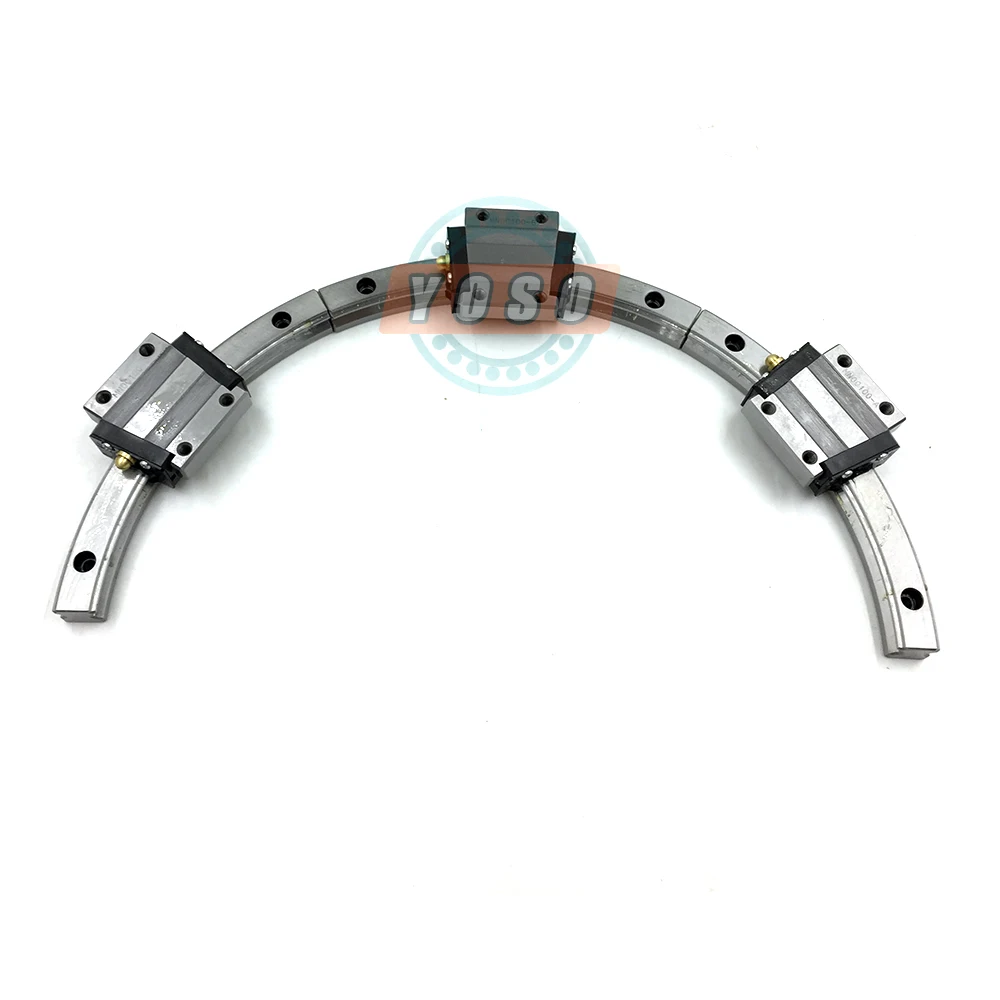 HCR25A+60/1000R Изогнутый линейный направляющий блок с направляющей электроприводом