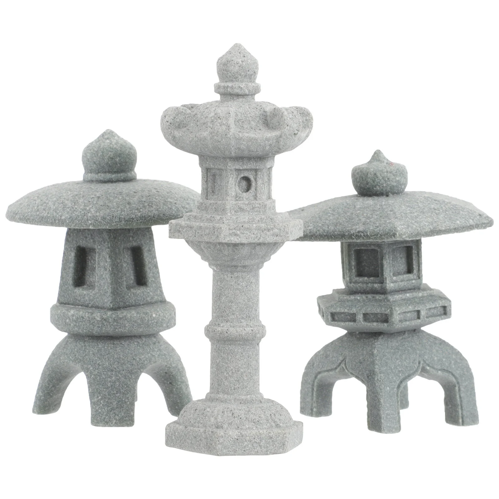 

Crafts Mini Pagoda Model Micro Landscape Pavilion Ornament Desktop Ornaments Statue Miniature Sand Table