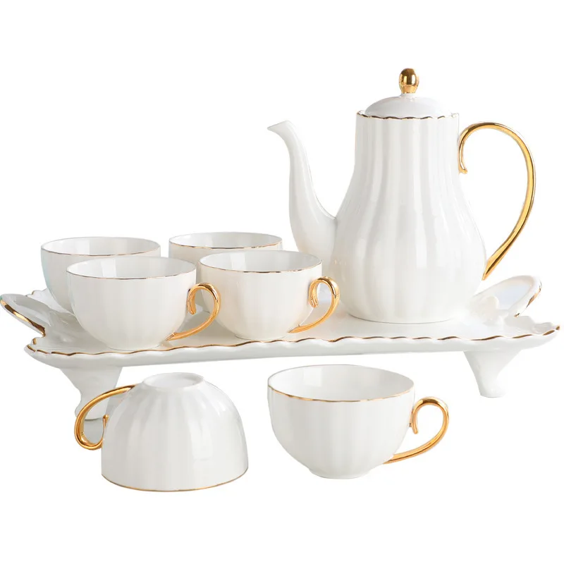 

Whole Set Tea Cups And Saucers Cappuccino Cups Coffee Cups White Teacup Set