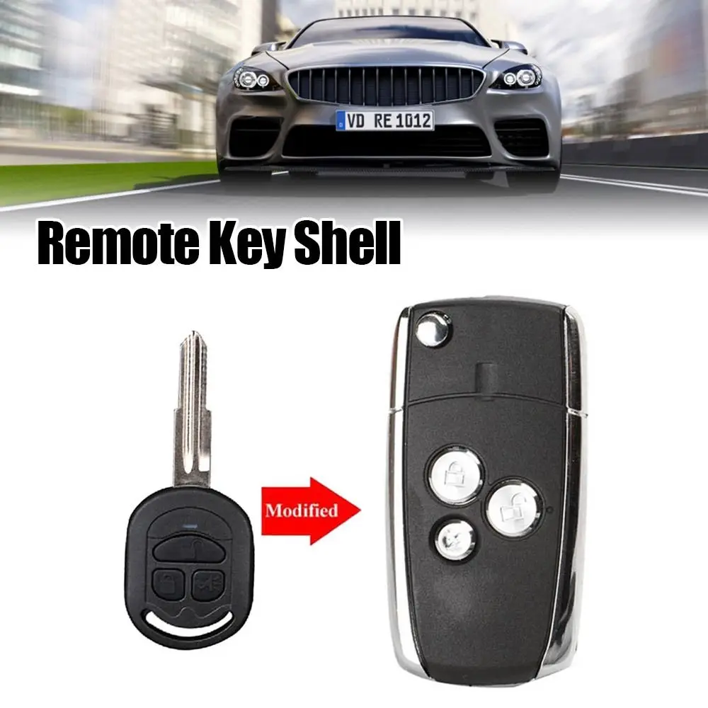 

Modified Remote Key Shell Case 3 Buttons Flip Remote Key Case ABS Car Key Shell for Chevrolet Lachetti / Buick 2003-2005