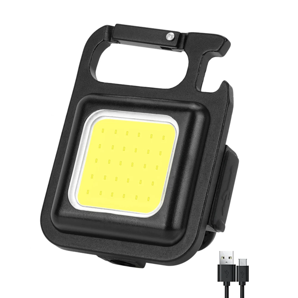 

USB Rechargeable Flashlight Aluminum Alloy COB Torch Camping Tent Lamp Outdoor Emergency Inspection Light