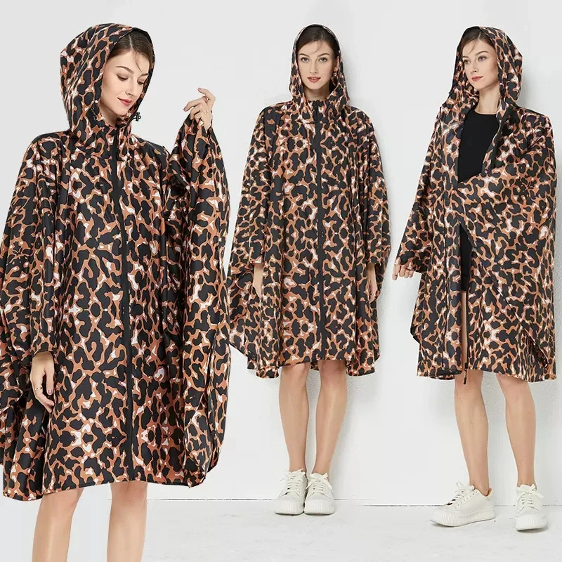 S Women Waterproof Rainwear Female Ladies Girls Rain Coat Trench Poncho Cloak Chubasqueros Mujer