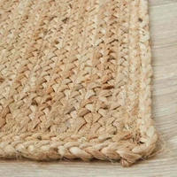 jute natural rug 100 handmade rectangle braided home decor 2 6x10 feet look rug rugs and carpets for home living room